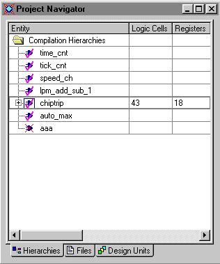 Hierarchies Tab